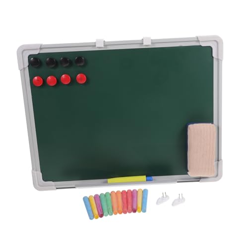 DIYEAH 1 Satz kleine trocken abwischbare Tafel Whiteboard mit Magneten Doppelseitige Schreibtafel magnetische Wandtafel Kreide Tafel trocken abwischbar Trockenlöschtafel klein Plastik von DIYEAH