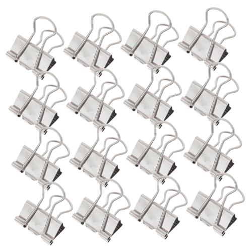 DIYEAH 1 Schachtel Elliot-Ordner büroartikel büromaterial vielzweckklammern paper clip schulsachen Heftklammern Clips zur Dateibefestigung Schulbedarf Multifunktionsclips Metall Silver von DIYEAH