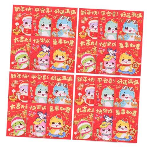 DIYEAH 10 Sätze Cartoon-Schlangenumschlag Rote chinesische Umschläge rotes Paket Geldumschläge Geldumschlag chinesischer roter umschlag chinseerote Umschläge Papier DIYEAH 10 Sätze Cartoon-Schlangenumschlag Rote chinesische Umschläge rotes Paket Geldumschläge Geldumschlag chinesischer roter umschlag chinseerote Umschläge Papier von DIYEAH