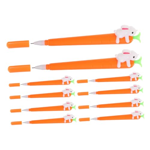 DIYEAH 10 Stück Cartoon-stift Ästhetisches Briefpapier Löschbarer Stift Schwarz Stifte Süßer Stift Erwachsene Lustig Cartoon-gelstift Karottenhäschenstift Kieselgel DIYEAH 10 Stück Cartoon-stift Ästhetisches Briefpapier Löschbarer Stift Schwarz Stifte Süßer Stift Erwachsene Lustig Cartoon-gelstift Karottenhäschenstift Kieselgel von DIYEAH