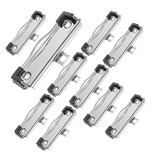 DIYEAH 10 Stück Klemmbrett Aluminium Binder Clips Büroklammern Hartfaserplatten Clips Dokument Clips Klemmen Klemmbretter Großpackung Professionelles Briefpapier Farbige DIYEAH 10 Stück Klemmbrett Aluminium Binder Clips Büroklammern Hartfaserplatten Clips Dokument Clips Klemmen Klemmbretter Großpackung Professionelles Briefpapier Farbige von DIYEAH