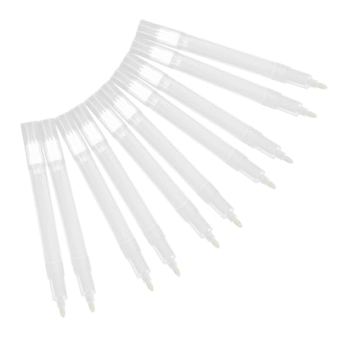 DIYEAH 10 Stück Markierstift Leere Tube Befüllbarer Graffiti Marker Nachfüllbarer Textmarker Feine Spitze Farbstift Farbmarker Leere Farbflaschen Marker Feine Spitze Stifte Zum von DIYEAH