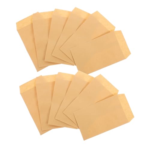DIYEAH 100 Stück Postsack geldsparende Umschläge Währungsumschläge Code Sparer briefumschläge Geldumschläge versandbeutel Geldumschlag Umschläge sparen bunte Umschläge Papier Khaki von DIYEAH