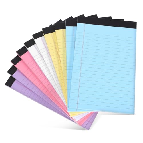 DIYEAH 10Er Packung Farbiger Notizblock kleines notizbuch notizzettel Notizbuch-Set kleines Taschenheft Notizbücher für die Uni Besprechungsnotizbuch für die Arbeit Schreibblock Papier von DIYEAH
