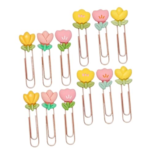DIYEAH 12 Stück Blume Lesezeichen Journaling Papierklammern Heftklammern Aus Metall Clips Für Blumenbinder Planer Büroklammern Umschläge Clips Cartoon -lesezeichen Papierhesezeichen Pvc DIYEAH 12 Stück Blume Lesezeichen Journaling Papierklammern Heftklammern Aus Metall Clips Für Blumenbinder Planer Büroklammern Umschläge Clips Cartoon -lesezeichen Papierhesezeichen Pvc von DIYEAH
