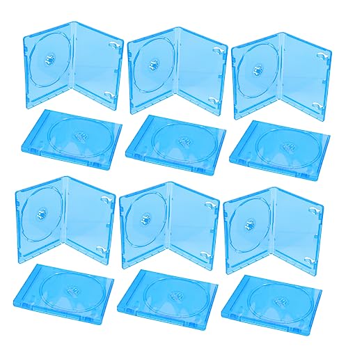 DIYEAH 12Stücke CD Kasten Halter für CD DVD Speicherboxen aus Strapazierfähigem Halbtransparentem Schützt Ihre Discs vor Kratzern für Zuhause DIYEAH 12Stücke CD Kasten Halter für CD DVD Speicherboxen aus Strapazierfähigem Halbtransparentem Schützt Ihre Discs vor Kratzern für Zuhause von DIYEAH