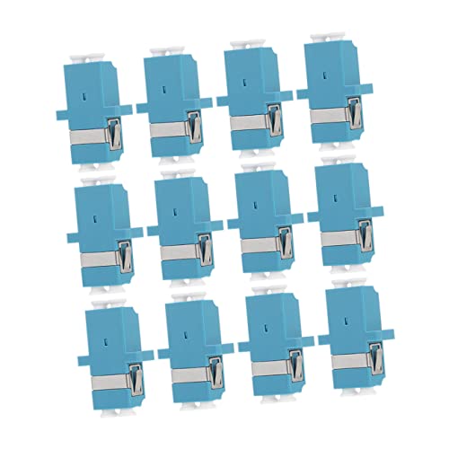 DIYEAH 12Stücke Glasfaseradapter Flanschkupplung für Internetanschlüsse Professionelle Verbindungslösungen für Glasfaserkommunikationssysteme Datenübertragung von DIYEAH
