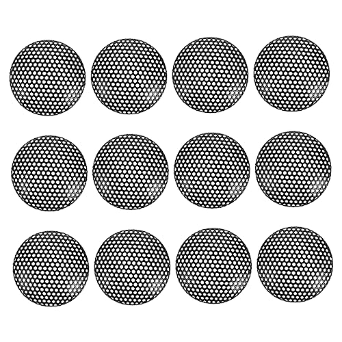 DIYEAH 12Stücke Mikrofon Netzabdeckung Sound Box Schutznetz Atmungsaktiv Für Klangqualität Für Verschiedene Mikrofonmodelle Audioanwendungen von DIYEAH