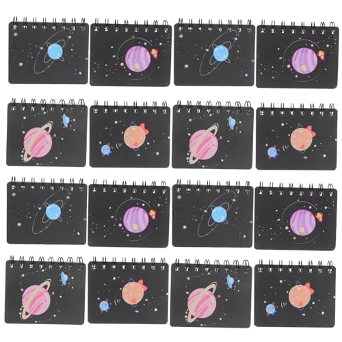 DIYEAH 16 Stück tragbares notizbuch Top-Spiralnotizbuch Schule Mini-Notizbücher small notebook tiarys notebooks schreibtafel Kleine Notizblock-Taschengröße Notizpolster Papier von DIYEAH