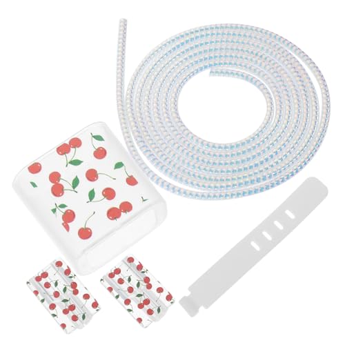 DIYEAH 1Satz Kabel Ladekabelschutz Aus TPU Süßer Organizer Für Netzteile Kompatibel Mit Teiliges Transparentes Design Schutz Vor Stößen Stürzen von DIYEAH