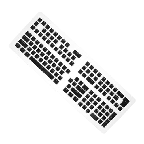 DIYEAH 1Satz Pbt Tastenkappen Halbtransparent Kompatibel mit Mechanischen Tastaturen Langlebig Einzigartiges Zweifarbiges Spritzgussdesign von DIYEAH