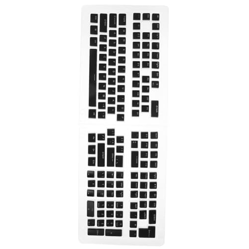 DIYEAH 1Satz Pbt Tastenkappen für Mechanische Tastaturen Tasten Halbtransparentes Design Kompatibel mit Einfache Installation Langlebig Lichtbeständig von DIYEAH
