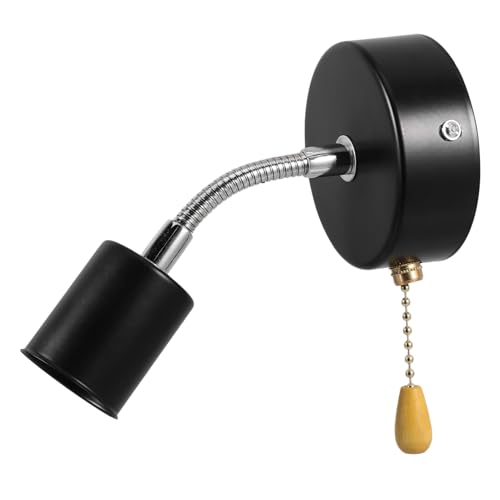 DIYEAH 1Satz Wandleuchte Mit Zugschalter Vintage Lampenfassung Für DIY Projekte Robuster Lampensockel Langlebigem Für Schlafzimmer DIYEAH 1Satz Wandleuchte Mit Zugschalter Vintage Lampenfassung Für DIY Projekte Robuster Lampensockel Langlebigem Für Schlafzimmer von DIYEAH
