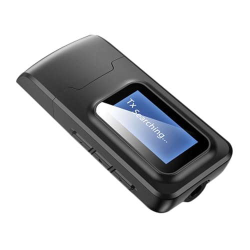 DIYEAH 1Stück USB Audioadapter mit LCD Bildschirm Drahtloser Empfänger Sender für Einfache Verbindung mit Lautsprechern Smartphones Laptops Tablets DIYEAH 1Stück USB Audioadapter mit LCD Bildschirm Drahtloser Empfänger Sender für Einfache Verbindung mit Lautsprechern Smartphones Laptops Tablets von DIYEAH