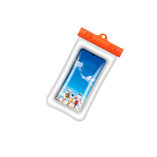 DIYEAH 1Stück wasserdichte Handytasche aus TPU Transparente Smartphone Hülle mit Touchscreen Funktion für Outdoor Aktivitäten Schwimmen Wassersport Orange DIYEAH 1Stück wasserdichte Handytasche aus TPU Transparente Smartphone Hülle mit Touchscreen Funktion für Outdoor Aktivitäten Schwimmen Wassersport Orange von DIYEAH