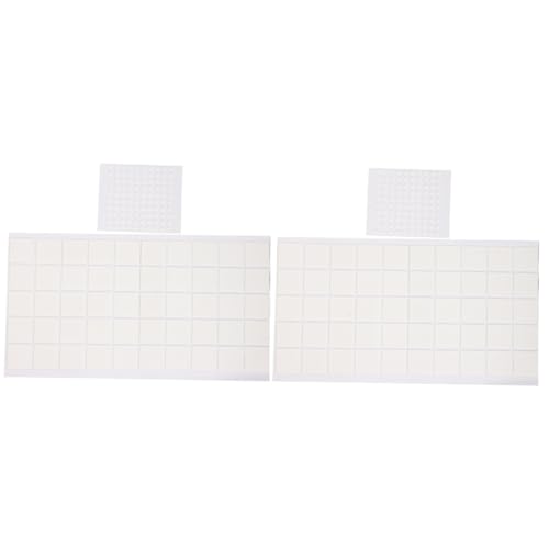 DIYEAH 2 Sätze Doppelseitige Klebepunkte Transparent Zum Basteln Klebepunkte Doppelseitige Punktaufkleber Zwei Für Klares Klebeband Abnehmbare Pads Zum Aufhängen 2 Blätter * 2 von DIYEAH