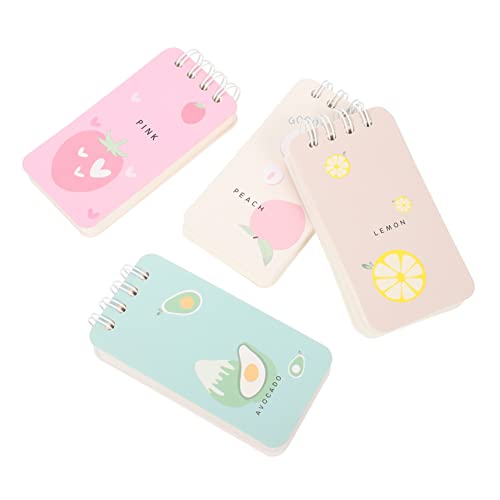 DIYEAH 2 Sätze Obst Notizbuch Dokument Notizblöcke Großpackung Mini Klebe Whiteboard Transparent Kleines Notizbuch Mit Stift Notizblock Flip Party Tasche Notizbücher 4 Stücke * 2 DIYEAH 2 Sätze Obst Notizbuch Dokument Notizblöcke Großpackung Mini Klebe Whiteboard Transparent Kleines Notizbuch Mit Stift Notizblock Flip Party Tasche Notizbücher 4 Stücke * 2 von DIYEAH