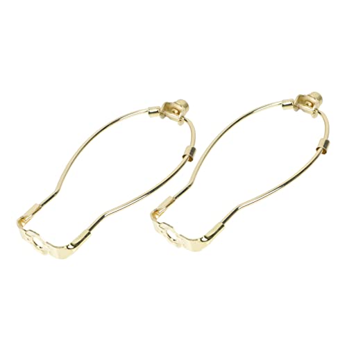 DIYEAH 2 Sätze Retro Tischlampe Lampenschirm Schatten Boden Halterung für den Schirm einer Stehlampe Ersatz modern Austausch des Lampenschirmhalters Lampenfassungen aus Metall Golden DIYEAH 2 Sätze Retro Tischlampe Lampenschirm Schatten Boden Halterung für den Schirm einer Stehlampe Ersatz modern Austausch des Lampenschirmhalters Lampenfassungen aus Metall Golden von DIYEAH