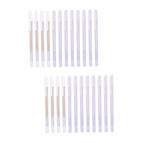 DIYEAH 2 Sätze Textmarker Gelstifte Gel Schreibstifte Calligraphy Stifte Schreibkladde Kalegrafiestifte Markers Set Gel -tintenstifte Künstlerische Zeichenstifte Plastik 12 Stück * 2 von DIYEAH