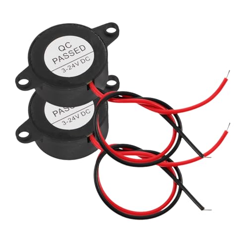 DIYEAH 2 Stück Alarmsummer Sicherheitssummer Elektronischer Summeralarm Elektronisches Alarmgerät Aktiver Piezoelektrischer Alarm Dauerton-Summer Game Summer Black Plastik DIYEAH 2 Stück Alarmsummer Sicherheitssummer Elektronischer Summeralarm Elektronisches Alarmgerät Aktiver Piezoelektrischer Alarm Dauerton-Summer Game Summer Black Plastik von DIYEAH