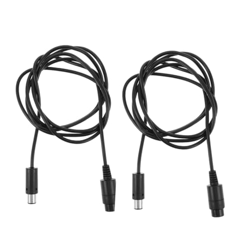 DIYEAH 2 Stück Gamepad -verlängerungskabel Gamecontroller-verlängerungskabel Controller - Für Spiele Controller -kabel -austausch Game Cable Cable Extender Black Pvc DIYEAH 2 Stück Gamepad -verlängerungskabel Gamecontroller-verlängerungskabel Controller - Für Spiele Controller -kabel -austausch Game Cable Cable Extender Black Pvc von DIYEAH