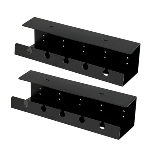 DIYEAH 2 Stück Klemmenplatten Lagerregal Ablage Für Schreibtischklemmen Schreibtischklemmen Organizer Kabel Organizer Unter Dem Schreibtisch Schreibtisch Drahtmanagement Organizer von DIYEAH