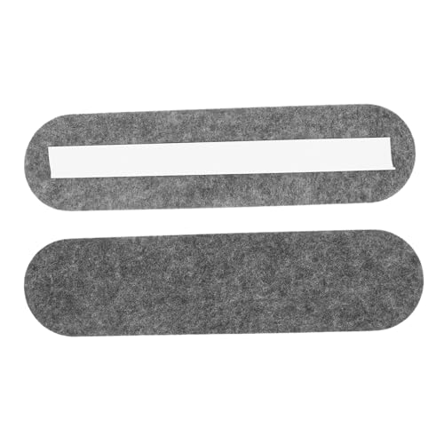 DIYEAH 2 Stück Selbstklebbares Filzbrett Fototafel für Bilder Kleine Pinnwand für die Wand Filztafeldekorationen Memoboard für die Wand dekorative Filzplatte Patch-Board gefühlt Dark Grey von DIYEAH