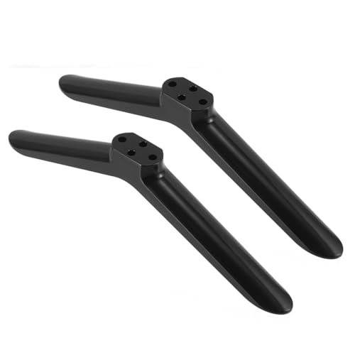 DIYEAH 2 Stück TV-Basis Ersatz schlank Rahmen Fernsehen Wohnung live TV-Riser-Ständer universeller TV-Ständer Monitor zur Wandmontage TV -Standbasis Plastik Black von DIYEAH
