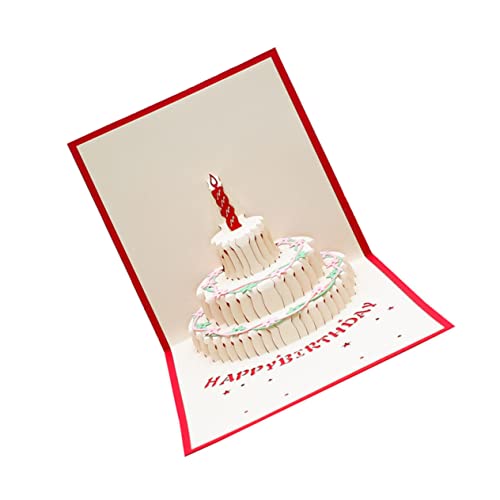 DIYEAH 2 Stücke Geburtstags Torte Gruß Karte Geburtstagsgrußkarten Kuchen Geburtstagskarten Für Zarte Grußkarten Segenskarten Grußkarten Aus Papier Grußkarten Rot Papierstau DIYEAH 2 Stücke Geburtstags Torte Gruß Karte Geburtstagsgrußkarten Kuchen Geburtstagskarten Für Zarte Grußkarten Segenskarten Grußkarten Aus Papier Grußkarten Rot Papierstau von DIYEAH