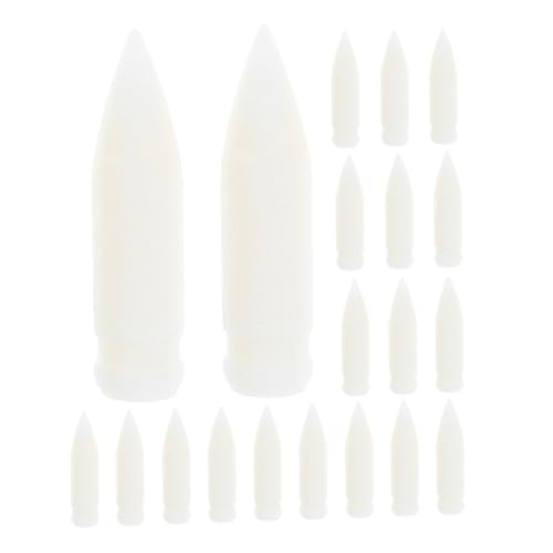 DIYEAH 20 Stück Ersatzspitze für Markierstifte Ersatzspitzen für Farbmarker Markerspitzen malerei zubehör Whiteboard-Marker-Stiftpunkte Marker -Stift -Ersatznibs Schreibwaren Nylon Weiß von DIYEAH