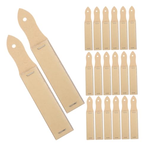 DIYEAH 20 Stück Sandbrett Tools Für Erwachsene Künstler Anspitzer Für Kosmetikstifte Zeichenwerkzeug Für Zeigerkunst Zeichenbleistiftspitzer Lustiger Bleistiftspitzer Papier Beige von DIYEAH