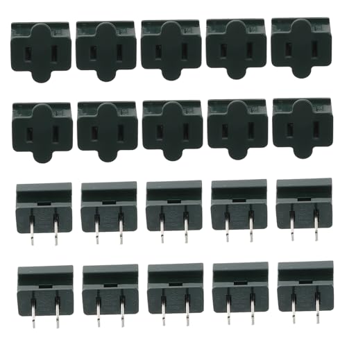 DIYEAH 20 Stück Steckdose Adapter stromstecker Stecker und Buchsen elektronik zubehör Weihnachtsbeleuchtung verdrahten Stecker Buchse Weihnachtsbaumstecker Eisen Green DIYEAH 20 Stück Steckdose Adapter stromstecker Stecker und Buchsen elektronik zubehör Weihnachtsbeleuchtung verdrahten Stecker Buchse Weihnachtsbaumstecker Eisen Green von DIYEAH