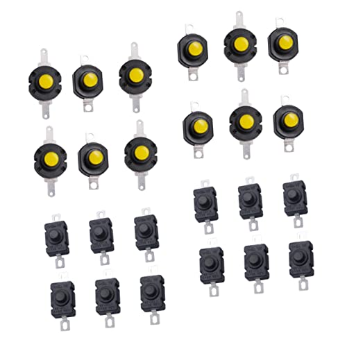 DIYEAH 24Stücke Taschenlampen Schalter Mini ein Taster für Fackeln Smd Vielseitig Einsetzbar für Elektronische Geräte Installieren Robustes Design DIYEAH 24Stücke Taschenlampen Schalter Mini ein Taster für Fackeln Smd Vielseitig Einsetzbar für Elektronische Geräte Installieren Robustes Design von DIYEAH