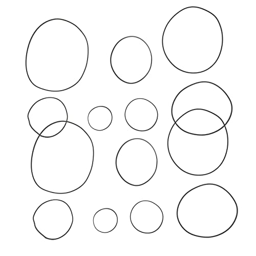 DIYEAH 2Packungen Pack Professioneller Gummiriemen für Kassettenrekorder Flexibles Langlebiges Material für Reparatur von Blockflöten CD Playern Vielseitig DIYEAH 2Packungen Pack Professioneller Gummiriemen für Kassettenrekorder Flexibles Langlebiges Material für Reparatur von Blockflöten CD Playern Vielseitig von DIYEAH
