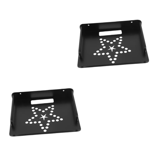DIYEAH 2St Projektorhalterung Router Halterung Media Box Halter Kamerahalterung platzsparend Wandhalterung für die Kamera im Wohnzimmer Router-Speicherhalter Aluminiumlegierung Black von DIYEAH