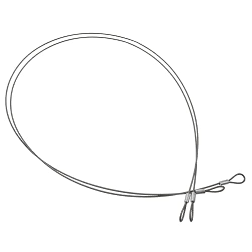 DIYEAH 2Stücke Braided Security Cable Durable Stainless Steel Wire Rope For Multi Purpose Use Diameter For Hanging Plants Equipment And More von DIYEAH