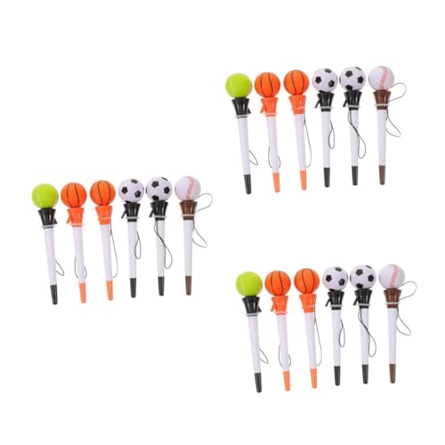 DIYEAH 3 Sätze Toilettenkot Hüpfender Stift Lustige Stifte Lustige Kugelschreiber Druckentlastungsstift Kugelschreiber in Kreativer Form Kugelkopf Ist Pu-material 6 Stücke * 3 von DIYEAH