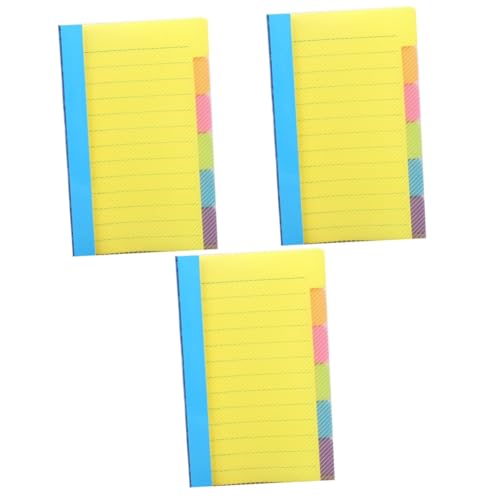 DIYEAH 3 Stück Notizblöcke Aus Papier Nachricht Ästhetisch Pastell Gefüttert Machen Liste Streifen Groß Notizbilder Name Unterlage Gemustert Gelb Notizblock Klebrig Pads Zu Yellow Pp DIYEAH 3 Stück Notizblöcke Aus Papier Nachricht Ästhetisch Pastell Gefüttert Machen Liste Streifen Groß Notizbilder Name Unterlage Gemustert Gelb Notizblock Klebrig Pads Zu Yellow Pp von DIYEAH