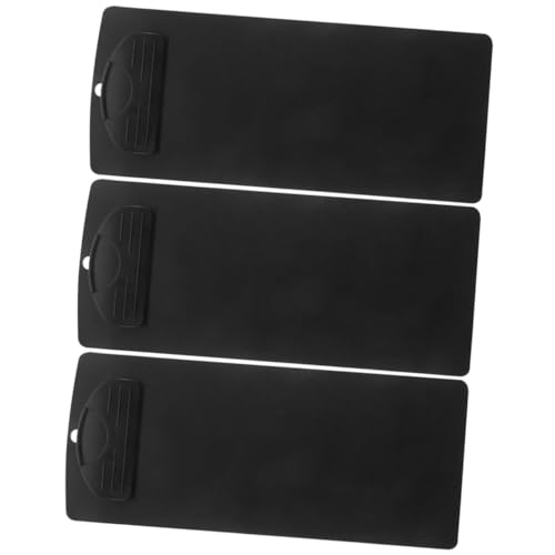 DIYEAH 3 Stück Rechnung Ordner Schreibwaren Pflegeklemmbrett Klemmbretter buchstabentafel schreibtsichunterlagen Schreiben von Support-Boards Zwischenablagen überprüfen ABS-Harz Black DIYEAH 3 Stück Rechnung Ordner Schreibwaren Pflegeklemmbrett Klemmbretter buchstabentafel schreibtsichunterlagen Schreiben von Support-Boards Zwischenablagen überprüfen ABS-Harz Black von DIYEAH
