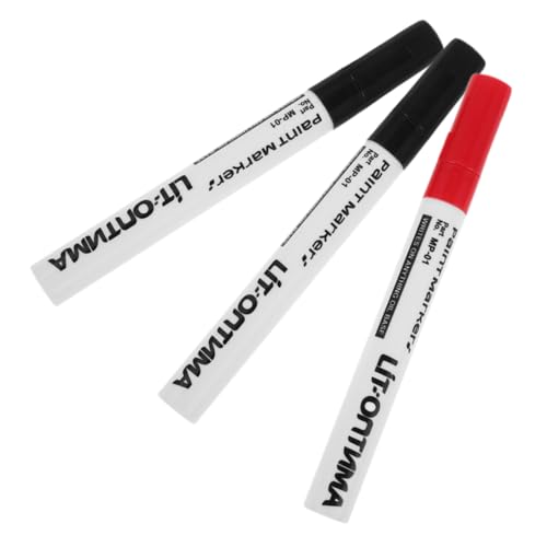 DIYEAH 3 Stück Steintabletten Farbstift Lackstifte Graffiti Marker Permanentmarker Für Kunststoff Pastellmarker Lackmarker Für Metall Malstifte Markierstift Markierfarbe von DIYEAH
