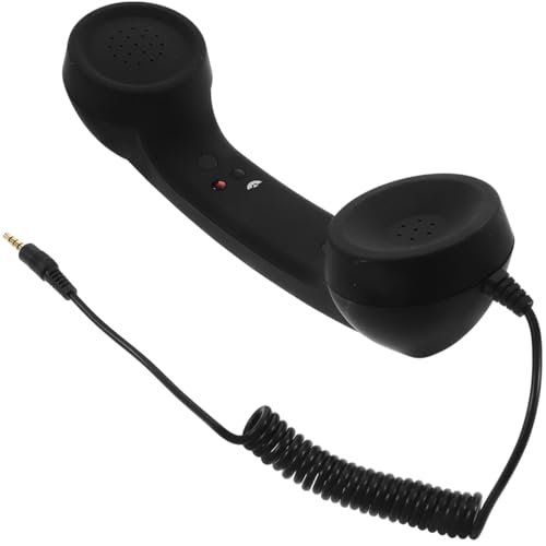 DIYEAH 3. 5-Mm-Universal-Retro-Telefonkopfhörer Altes Telefon-Headset Mit Tonschalter Tragbarer Handy-Empfänger Handy-Kopfhörer Für Telefon () von DIYEAH