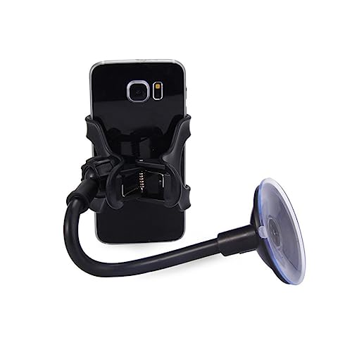 DIYEAH 360Grad Smartphone Autohalter Drehung Flexibler Saugnapf Halterung Für Auto Armaturenbrett Windschutzscheibe Kompatibel Mit Gängigen Smartphones Schwarz von DIYEAH