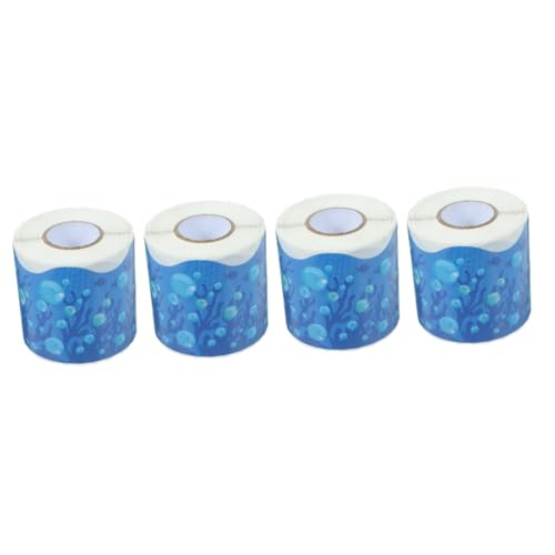 DIYEAH 4 Rollen Wasserdichtes Kleberaufkleber dekorativ klebesticker stickers aufkleber platzsparende dekoration verschleißfester Randbesatz Aufkleber für Tafelrand PVC selbstklebend Blue DIYEAH 4 Rollen Wasserdichtes Kleberaufkleber dekorativ klebesticker stickers aufkleber platzsparende dekoration verschleißfester Randbesatz Aufkleber für Tafelrand PVC selbstklebend Blue von DIYEAH