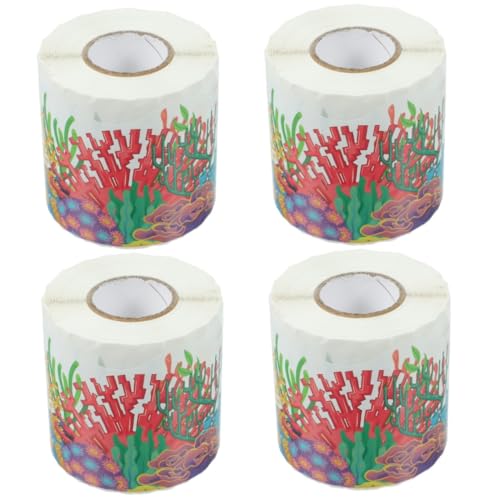 DIYEAH 4 Rollen Wasserdichtes Kleberaufkleber würfelunterlage einhelll office decoration hausdeko classroom decorations dekoration Pinnwand- zarter Aufkleber PVC selbstklebend von DIYEAH
