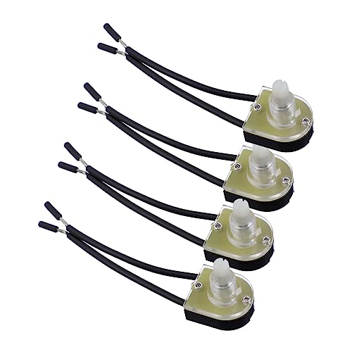 DIYEAH 4 Stück Drehschalter Ersatz Wandlampe Drehdimmer Wandleuchte Austausch Der Lampenknöpfe Drehknopf Drehknöpfe Schalter Für Lampe Plastik DIYEAH 4 Stück Drehschalter Ersatz Wandlampe Drehdimmer Wandleuchte Austausch Der Lampenknöpfe Drehknopf Drehknöpfe Schalter Für Lampe Plastik von DIYEAH