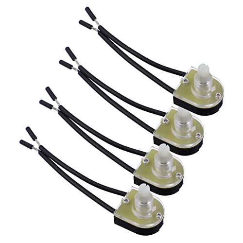 DIYEAH 4 Stück Drehschalter Ersatz Wandlampe Drehdimmer wandleuchte Austausch der Lampenknöpfe Drehknöpfe Schalter für Lampe Drehknopf Lampe drehbar Plastik DIYEAH 4 Stück Drehschalter Ersatz Wandlampe Drehdimmer wandleuchte Austausch der Lampenknöpfe Drehknöpfe Schalter für Lampe Drehknopf Lampe drehbar Plastik von DIYEAH