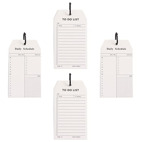 DIYEAH 4 Stück Memorandum Zeitplan-notizblock Tagesplaner-notizbuch Notizbuch Zum Notieren Notizbücher Klein Management Schreiben Notizblock Mini-notizblöcke Agenda-notizbuch Papier von DIYEAH