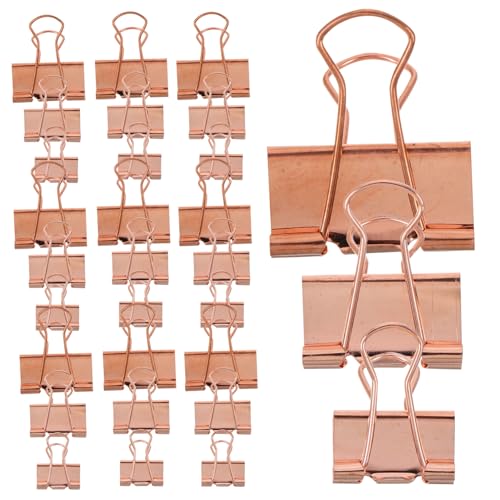 DIYEAH 42 Stück Clip-briefpapier Schreibwaren Kleine Heftklammern Mini-bindeklammern Dekorative Papierklammern Winzige Heftklammern Büroklammern Metall Rose Gold DIYEAH 42 Stück Clip-briefpapier Schreibwaren Kleine Heftklammern Mini-bindeklammern Dekorative Papierklammern Winzige Heftklammern Büroklammern Metall Rose Gold von DIYEAH