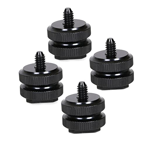 DIYEAH 4Stücke Blitzschuh Adapter für DSLR Doppelter Hot Shoe Mount mit Stabiler Passend für Blitzgeräte Zubehör DIYEAH 4Stücke Blitzschuh Adapter für DSLR Doppelter Hot Shoe Mount mit Stabiler Passend für Blitzgeräte Zubehör von DIYEAH