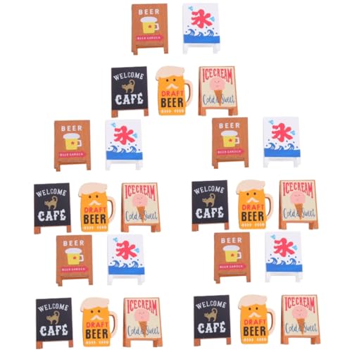 DIYEAH 5 Sätze Cat Coffee Hölzerne Haftnotizen Desktop-karten-clips Memohalter Bürodekoration Büromaterial Dekorative Clips Tragbare Kartenclips Filigraner Kartenclip 5 Stück * 5 von DIYEAH